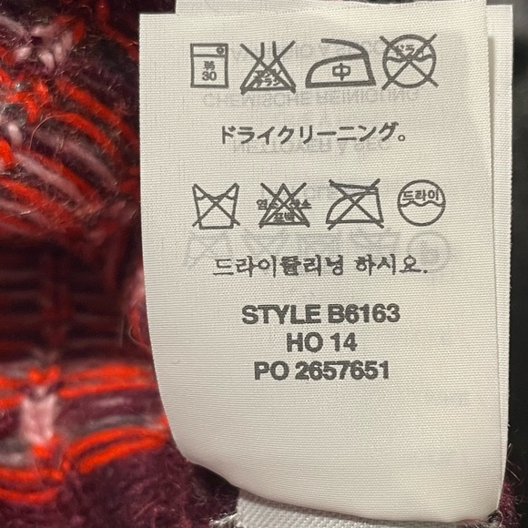 J.Crew Fair Isle Knit Sweater Gray XS Wool Mohair Pullover Women - Picture 9 of 11